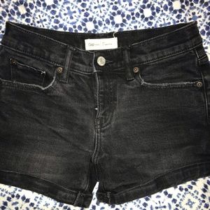 Gap black denim shorts 3inch inseam